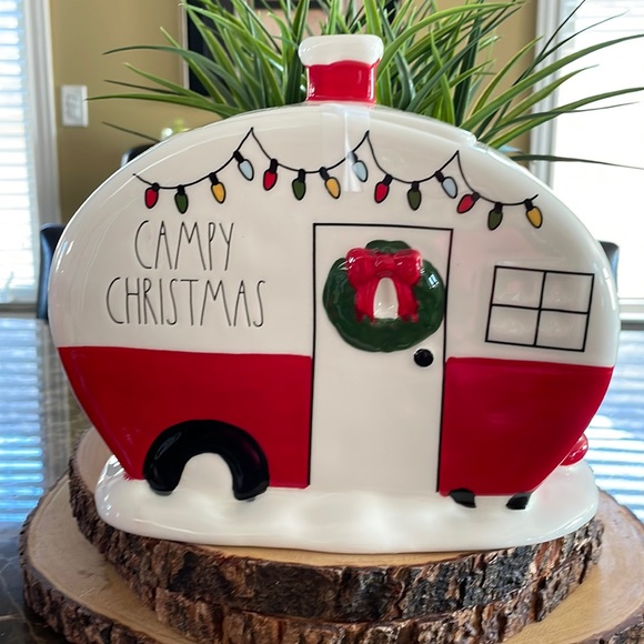 Rae Dunn Campy Christmas Canister - Picture 1 of 3